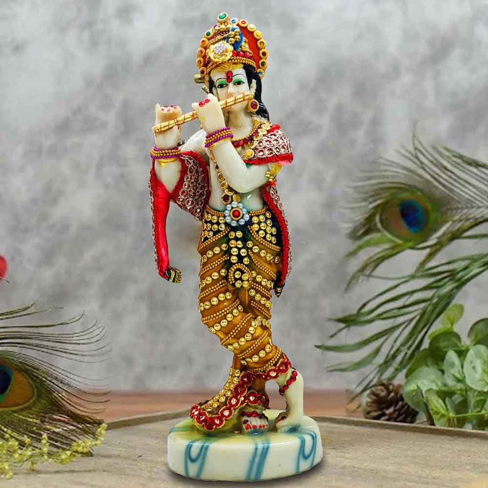 Standing Lord Krishna Idol Call 8884243583 Lord Krishna Idol For Home